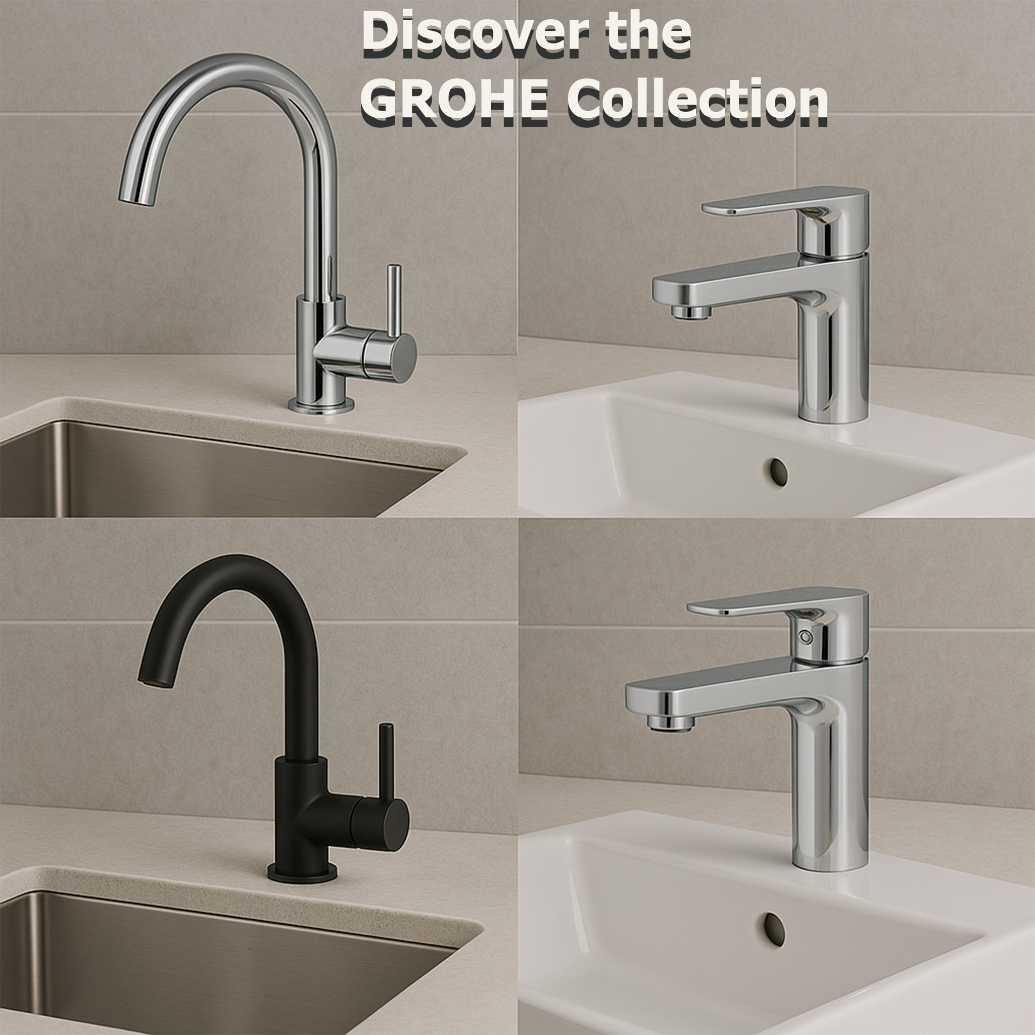 Discover the GROHE Collection – German Excellence in Faucets and Bathroom Solutions